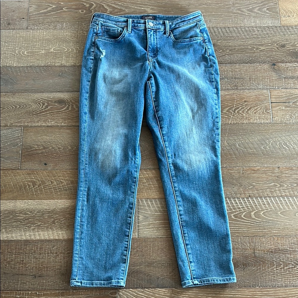 NYDJ Blue Ankle Cropped Jeans Classic Style